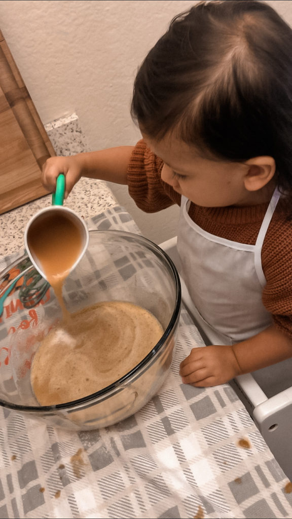 toddlers in the kitchen