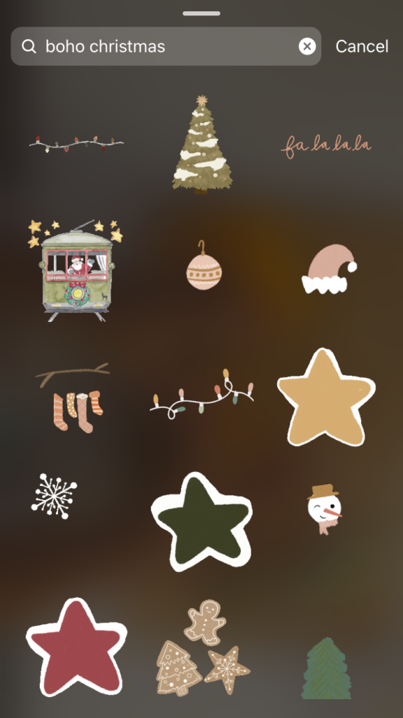 Christmas instagram story gifs