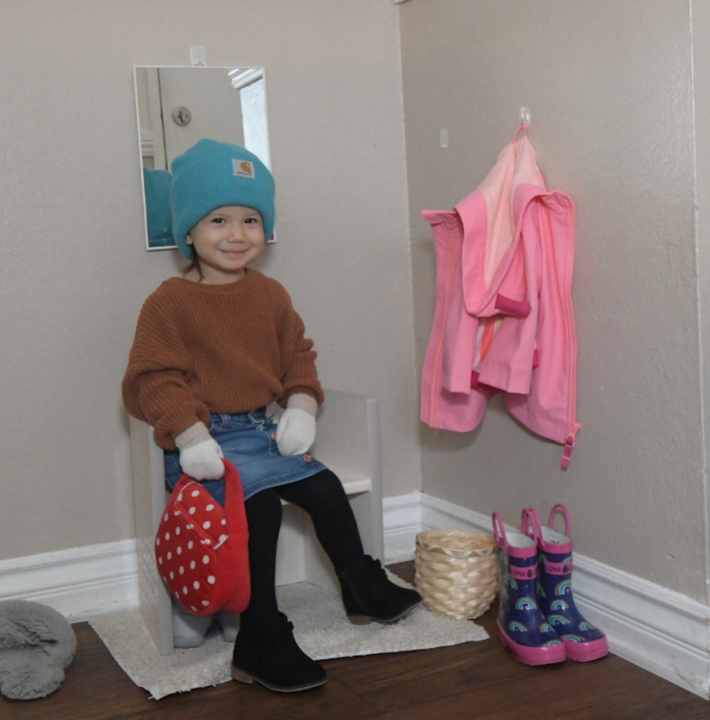 toddler entryway